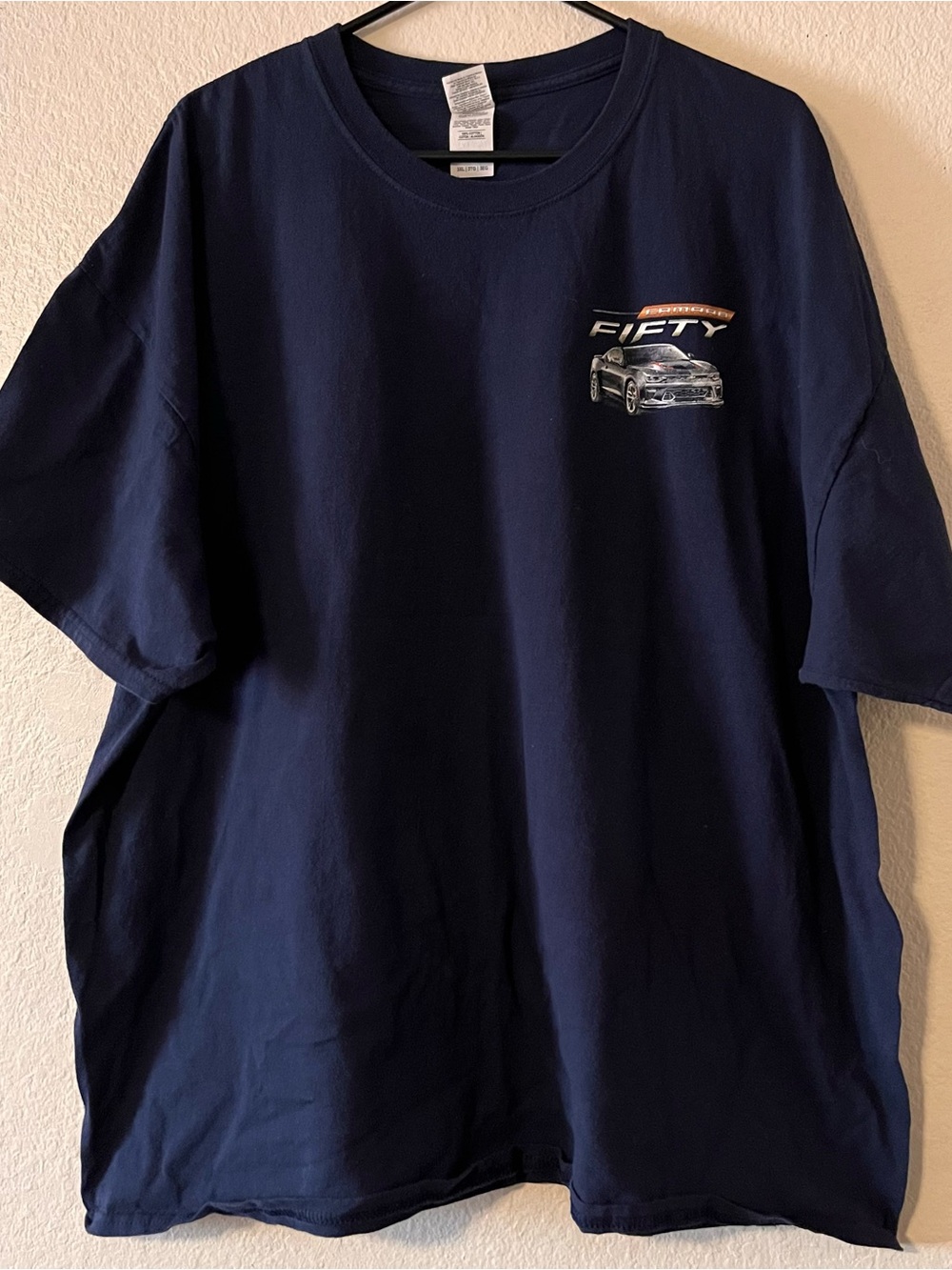 Chevrolet Camaro ‘Fifty’ Then and Now Logo shirt (3XL)